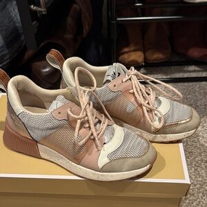 Sam Edelman Women's Sneakers in Beige and Gray